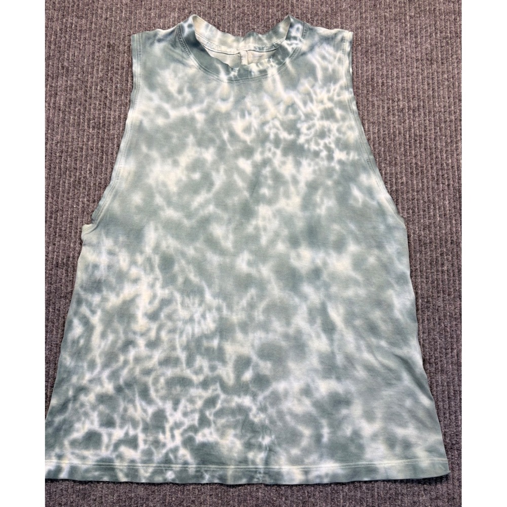 Lululemon All Yours Tank Top Marble Dye Tidewater Teal Muscle Tank Sleeveless